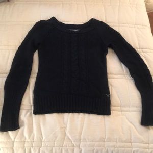 AEO Navy Knit Sweater